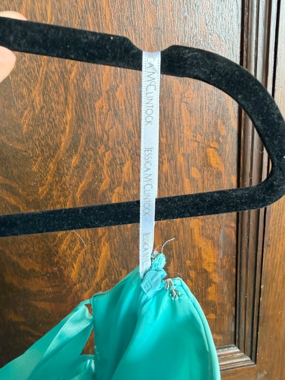 Stunning VTG Jessica McClintock for Gunne Sax Mermaid Dress Sz 5 - Picture 5 of 10